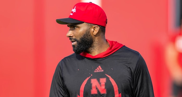 Evan Cooper coach Nebraska football 2023-08-05 fall camp